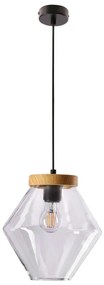 Luster na lanku BRELS 1xE27/40W/230V priehľadný