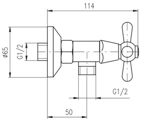RAV Slezák MK180.5/2SM - Sprchová súprava s batériou MORAVA RETRO stará mosadz