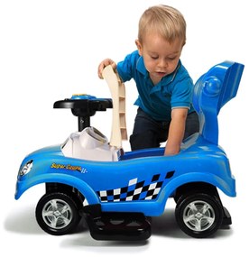 Wellhox Detské odrážadlo s rukoväťou 3v1 - modré