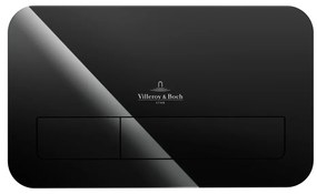 Villeroy & Boch ViConnect - Ovládacie tlačidlo k WC 200G, lesklé čierne sklo 922400RB