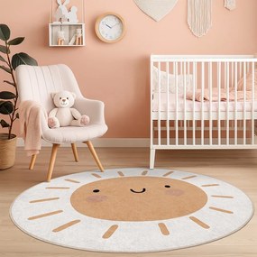 Prateľný detský koberec ø150 cm Sunny World – Mila Home