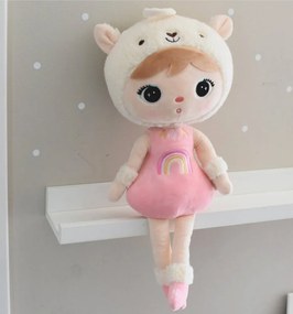 Mojkáčik - Bábika ružová alpaka 48cm