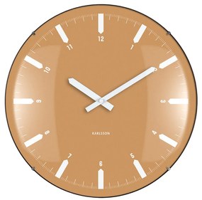 Nástenné hodiny Realista Dome Karlsson KA6086YE, 35cm
