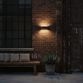 Ideal Lux - Vonkajšie nástenné svietidlo ANDROMEDA 1xE27/60W/230V IP55 hnedá