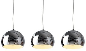 Závesné svietidlo Chromagon 3 chróm