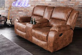 Sedacia súprava Relax 42811 Hollywood 2-sedenie Antik Hnedá  - Komfort-nábytok