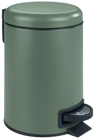 Zelený kôš do kúpeľne Wenko Leman, 3 l