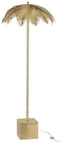 Zlatá kovová stojací palmová lampa Coconut - Ø 77 * 210 cm