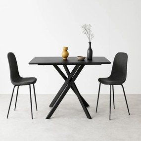 Jedálenský stôl AVENBERG AXIS 180 čierna