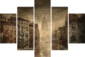 Obraz - Maľba mesta (150x105 cm)