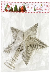 Ozdobná špička na stromek Shepherd 19x23 cm zlatá