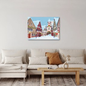 Obraz - Zimná ulička (70x50 cm)