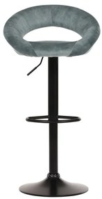 Autronic BONTEC Barová stolička, modrá, látka, AUB-822 BLUE4 Farba: Modrá