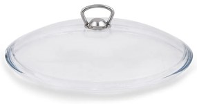 Ružový nízký hliníkový hrniec s pokrievkou Güral Porselen Classic, ø 30 cm