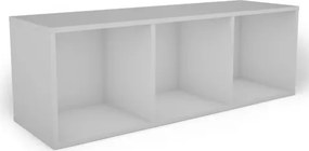 Nástenný regál s 3 priehradkami Jerry, biely%