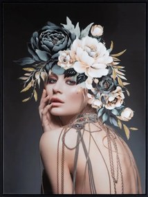 OBRAZ 658 60X80CM TMAVOSIVÝ