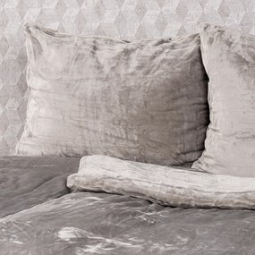4home obliečky mikroflanel sivá, 160 x 200 cm, 70 x 80 cm