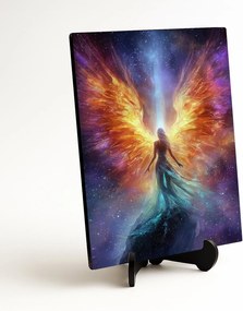 DUBLEZ | Farebný obraz - Energetický anjel | UV potlač, Premium