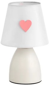 ONLI - Detská lampička TITTA 1xE14/6W/230V 20 cm biela