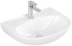 VILLEROY &amp; BOCH O.novo závesné umývadlo s otvorom, bez prepadu, 550 x 440 mm, biela alpská, 4A405601