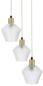 Luster na lanku GRENIKO 3xE14/40W/230V
