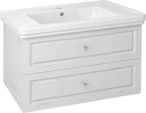 Sapho VIOLETA umývadlová skrinka 83x52x46cm, biela pololesk VI090-3131
