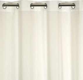 KRÁTKY ZÁVES NA KRÚŽKOCH RITA 140X175 CM KRÉMOVÁ