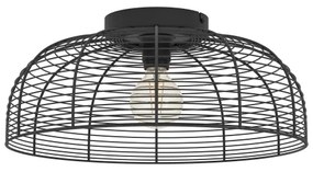 Eglo 43896 - Stropné svietidlo RINROE 1xE27/40W/230V čierna