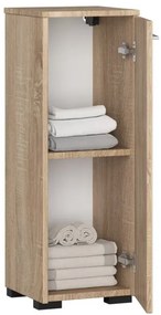 Kúpeľňová skrinka FIN S30 1D dub sonoma