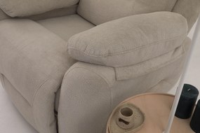 Polohovateľné kreslo Comforto E (krémová). Akcia -18%. Vlastná spoľahlivá doprava až k Vám domov. 1145371