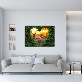 Abstraktný obraz na stenu