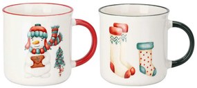 Porcelánový hrnček Christmas2 300 ml sada 2ks