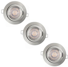 Osram - SADA 3x LED stmievateľné podhľadové svietidlo LED/4,9W/230V