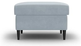 Svetlomodrá zamatová podnožka Kyoto – Cosmopolitan Design