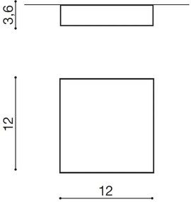 Azzardo AZ2781 - LED Stropné svietidlo FALCO LED/12W/230V