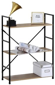 BONTEC Regál, mdf, hnedá, GD-223 OAK Farba: Prírodné