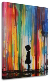 Obraz Rainbow Silhouette na plátne | Akrylové detaily