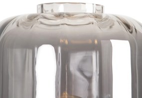 Inteligentná stojaca lampa čierna s dymovým sklom vrátane WiFi ST64 - Qara