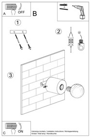 Sollux SL.0673 - Nástenné svietidlo SALGADO 1xE27/60W/230V drevo