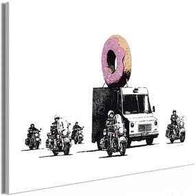 Artgeist Obraz - Donut Police (1 Part) Wide Veľkosť: 30x20, Verzia: Premium Print