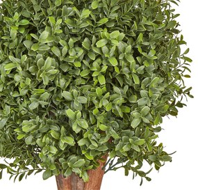 Umelá rastlina v kvetináči 120 cm BUXUS BALL TREE Beliani