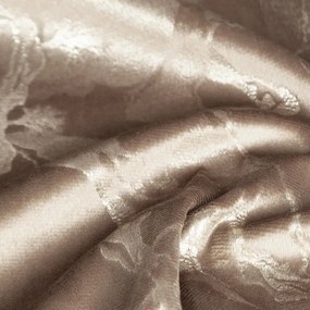 Dekorstudio Zamatový záves RAJA na dekoračných kolieskach 140 x 250 cm v hnedej farbe