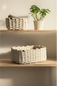 Látkový košík 35x25x14 cm Peach Skin M – Bigso