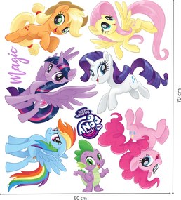 My Little Pony 4 - nálepka na stenu