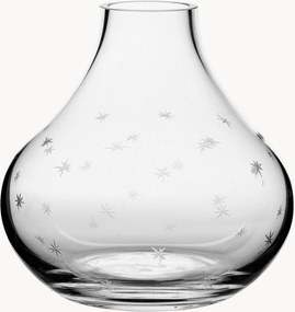 Ručne fúkaná krištáľová váza Stars, V 11 cm