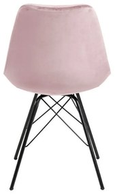 Čierna/ružová jedálenská stolička Eris – Actona