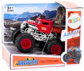 LEAN TOYS Auto Off-road s trecím pohonom – červená