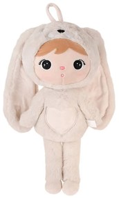 Bábika ružový zajac 50cm personalizácia: Nápis ružový