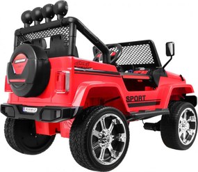 Ramiz Terénne autíčko Raptor Drifter červené + ovládač + pohon 4x4 + úložný priestor + pomalý štart + MP3 LED