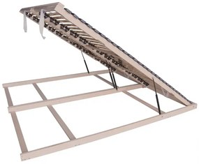 TEXPOL DOUBLE VÝKLOP NOŽNÝ (lamelový rošt) Rozmer: 195 x 160 cm